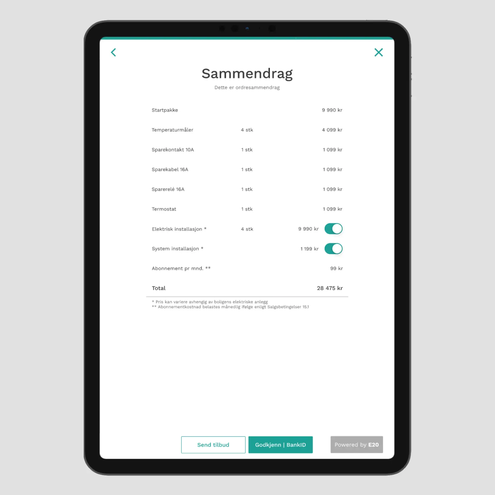 E20 Sales App-2